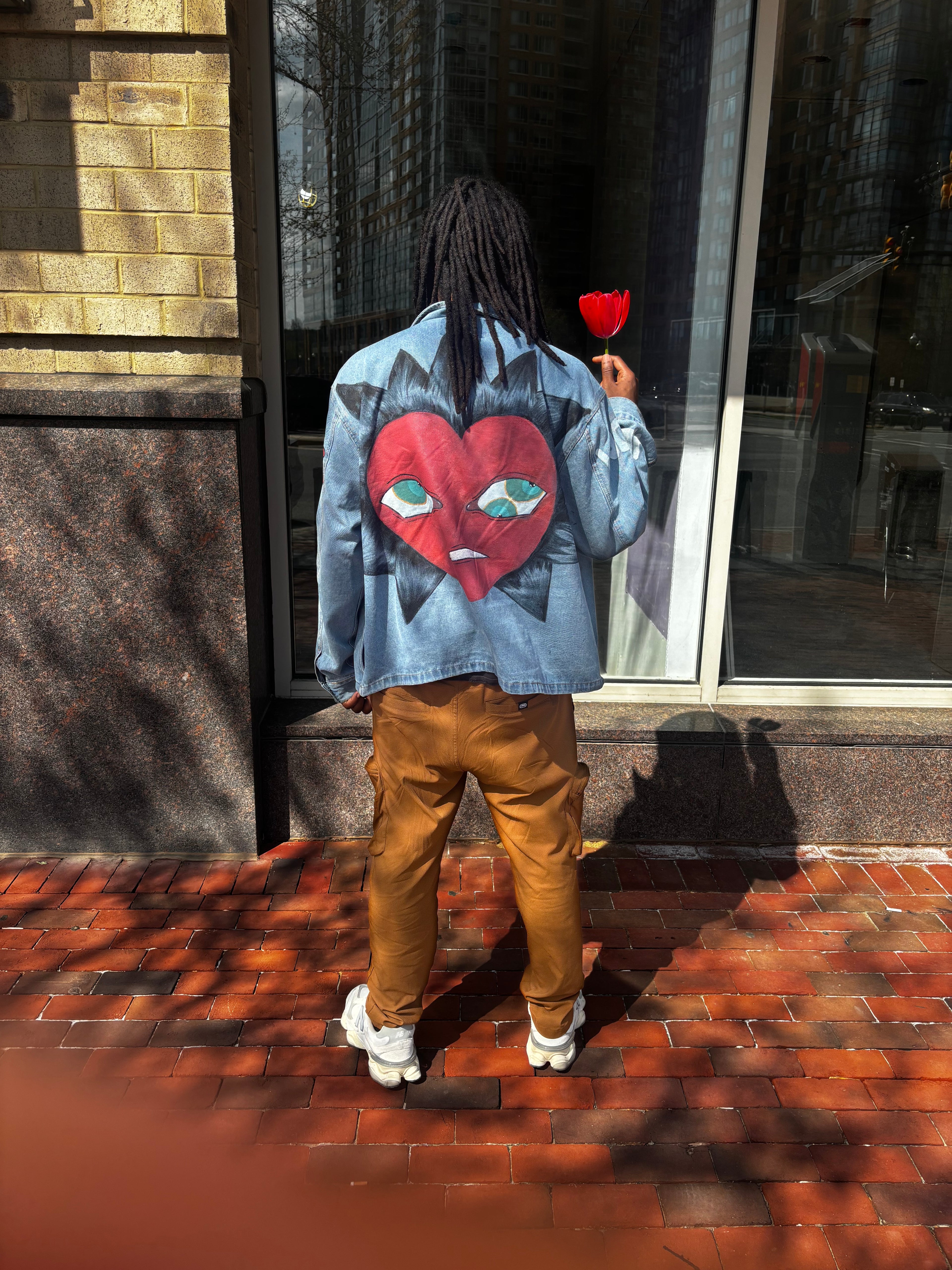Custom on brand Jean jacket